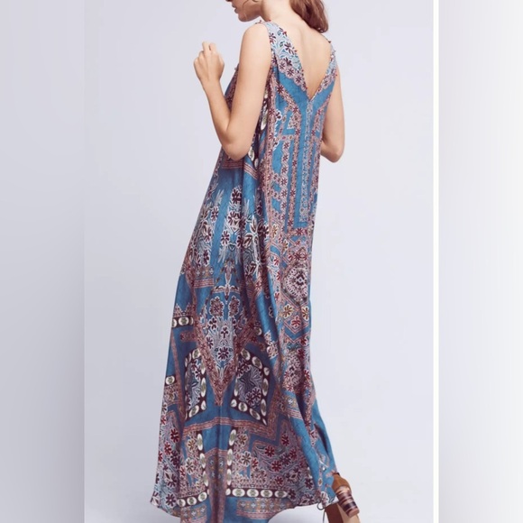 EUC Hermant & Nandita Zara Maxi Dress Size Small - Picture 3 of 15